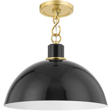 Mitzi 1 Light Pendant in Aged Brass H769701S-AGB/GBK