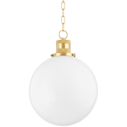 Mitzi 1 Light Pendant in Aged Brass H752701L-AGB