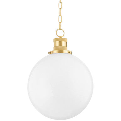 Mitzi 1 Light Pendant in Aged Brass H752701L-AGB