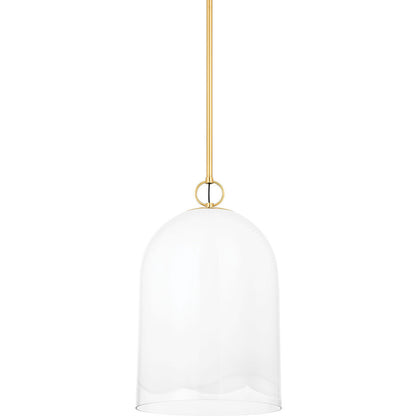 Mitzi 1 Light Pendant in Aged Brass H788701L-AGB