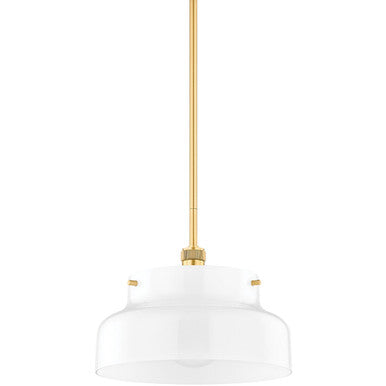 Mitzi 1 Light Pendant in Aged Brass H785701-AGB