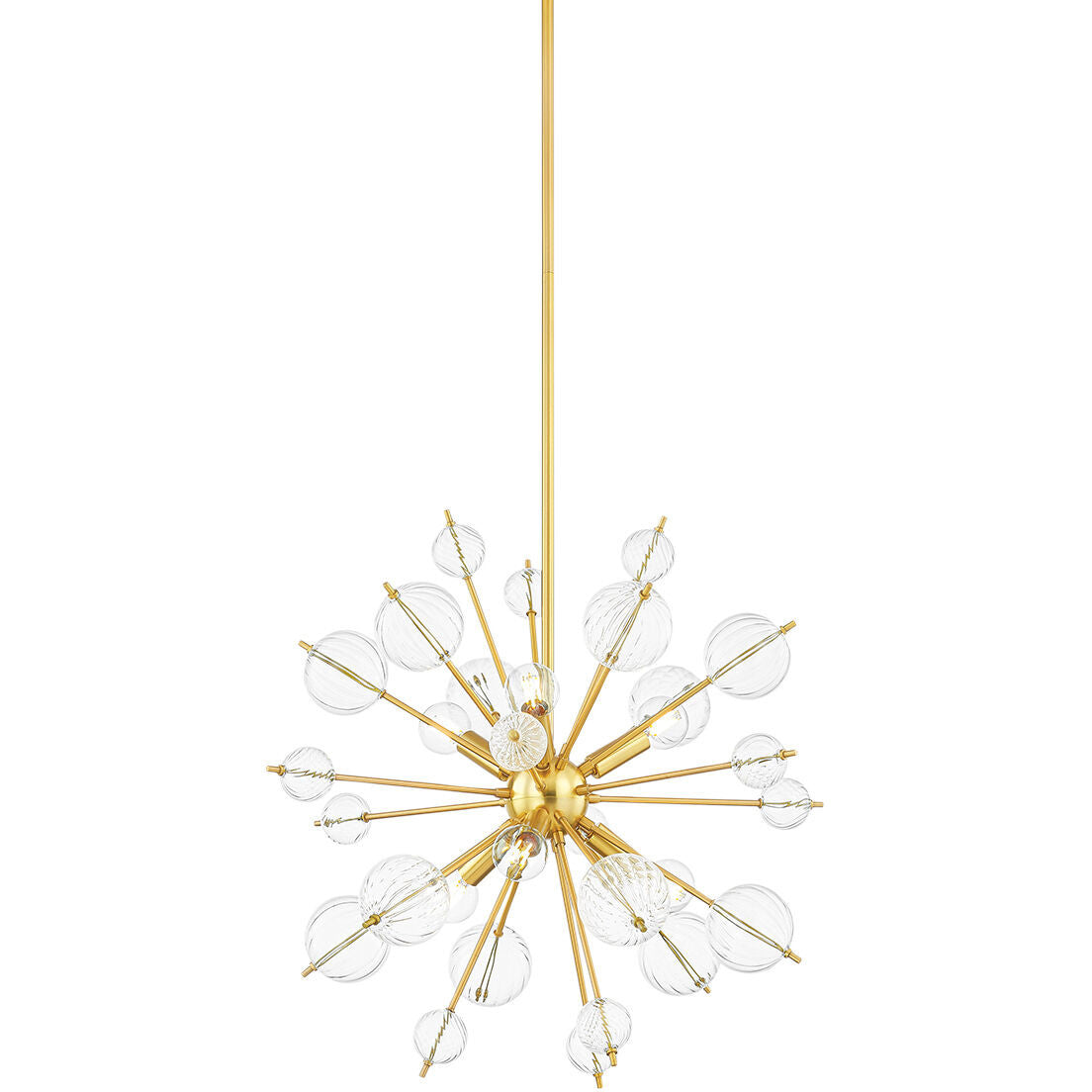 Mitzi 6 Light Chandelier in Aged Brass H464806-AGB