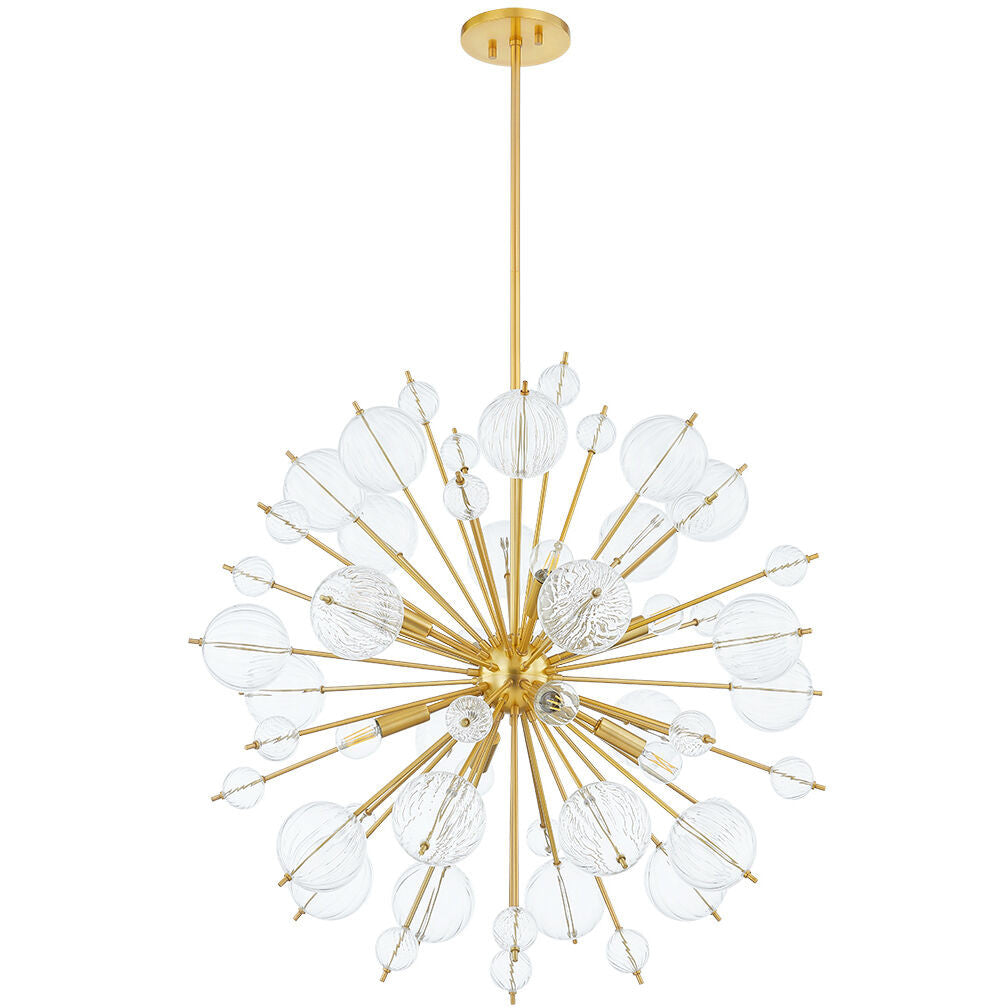 Mitzi 5 Light Chandelier in Aged Brass H810705-AGB