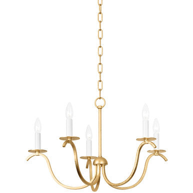 Mitzi 6 Light Chandelier in Aged Brass H811806-AGB