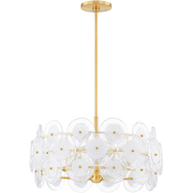 Mitzi 9 Light Chandelier in Aged Brass H727809-AGB