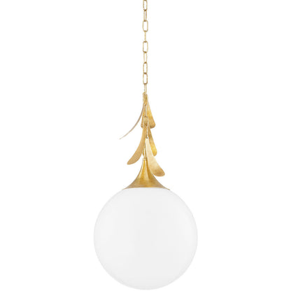 Mitzi 1 Light Pendant in Vintage Gold Leaf H812701L-VGL