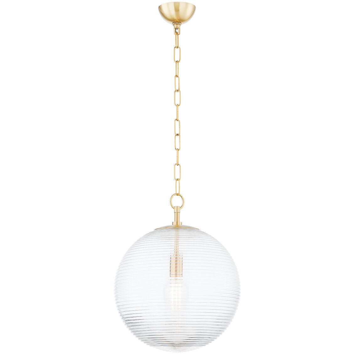 Mitzi 1 Light Pendant in Aged Brass H815701L-AGB