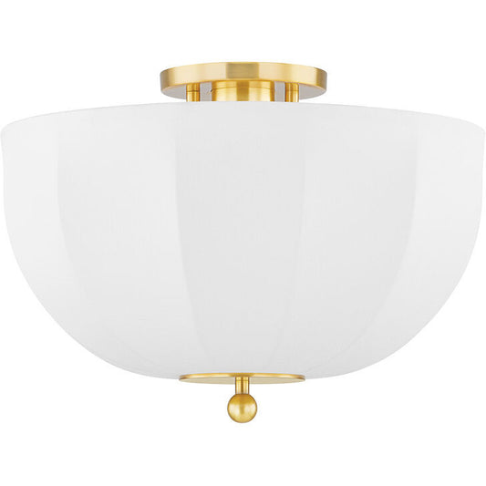 Mitzi 1 Light Flush Mount in Polished Nickel H789501-PN