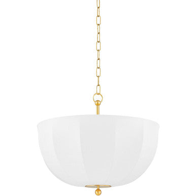 Mitzi 1 Light Flush Mount in Aged Brass H747601-AGB