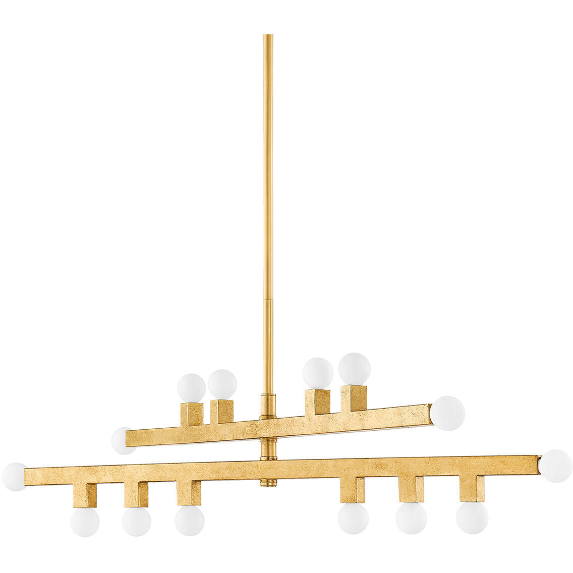 Mitzi 14 Light Chandelier in Vintage Gold Leaf H823914-VGL