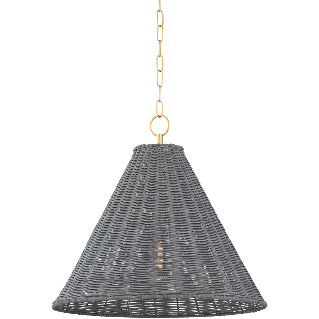 Mitzi 1 Light Pendant in Aged Brass H816701-AGB