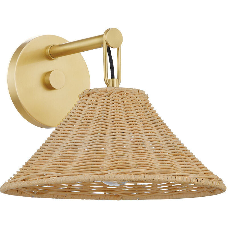 Mitzi 1 Light Wall Sconce in Aged Brass H831101-AGB