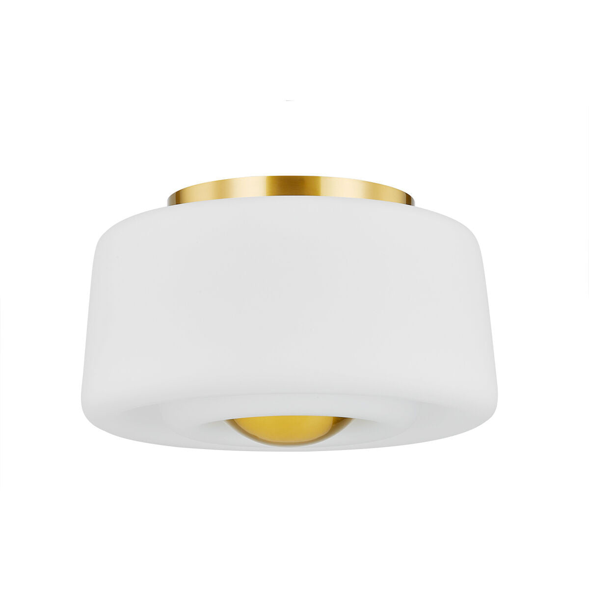 Mitzi 1 Light Flush Mount in Aged Brass H815501-AGB