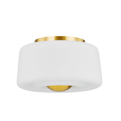 Mitzi 1 Light Flush Mount in Aged Brass H815501-AGB