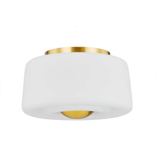 Mitzi 1 Light Flush Mount in Aged Brass H815501-AGB