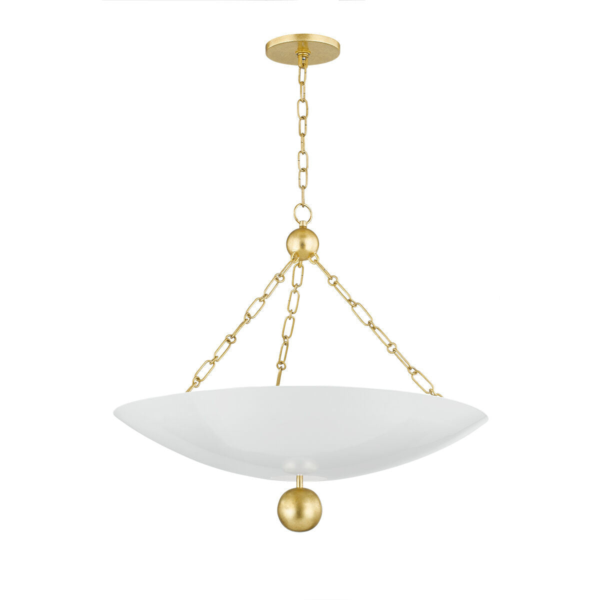 Mitzi 3 Light Pendant in Vintage Gold Leaf/Soft White H846703-VGL/SWH