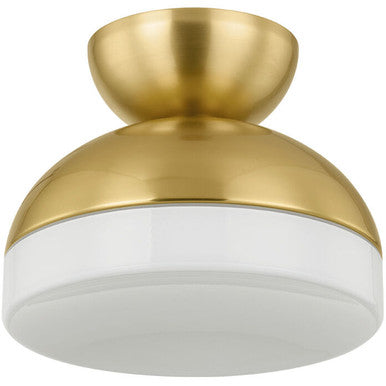 Mitzi 1 Light Flush Mount in Aged Brass H814501-AGB