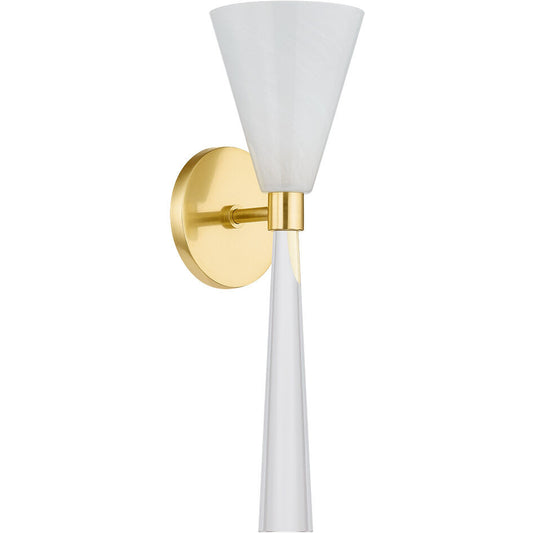 Mitzi 1 Light Wall Sconce in Aged Brass H857101-AGB