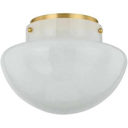 Mitzi 1 Light Flush Mount in Aged Brass H863501-AGB