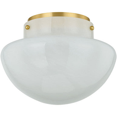 Mitzi 1 Light Flush Mount in Aged Brass H863501-AGB