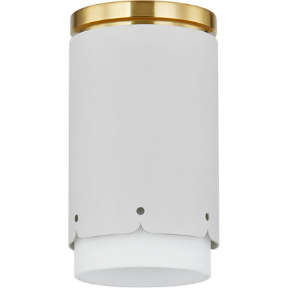 Mitzi 1 Light Flush Mount in Aged Brass/Soft White H870501-AGB/SWH