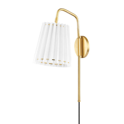 Mitzi 1 Light Flush Mount in Aged Brass H869501-AGB