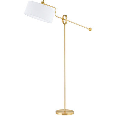 Mitzi 1 Light Floor Lamp in Aged Brass HL744401-AGB