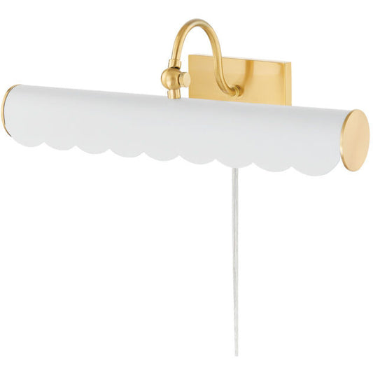 Mitzi 2 Light Picture Light in Aged Brass HL762102M-AGB/SWH