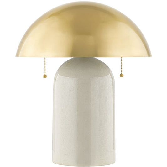 Mitzi 2 Light Table Lamp in Aged Brass HL777201-AGB/CLC