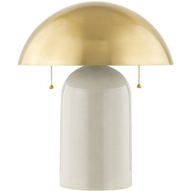 Mitzi 2 Light Table Lamp in Aged Brass HL777201-AGB/CLC