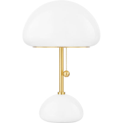 Mitzi 1 Light Table Lamp in Aged Brass HL813201-AGB