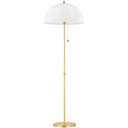 Mitzi 3 Light Floor Lamp in Aged Brass HL724403-AGB