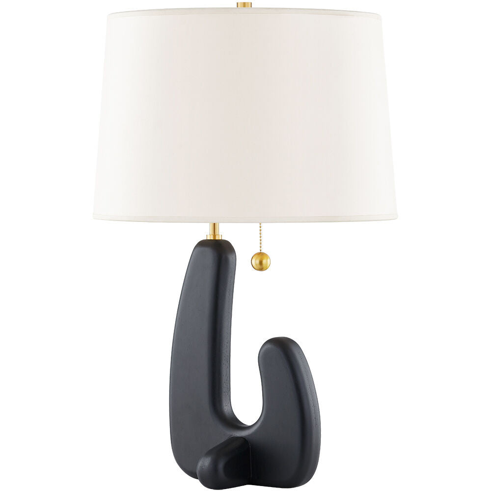 Mitzi 1 Light Table Lamp in Aged Brass HL776201-AGB