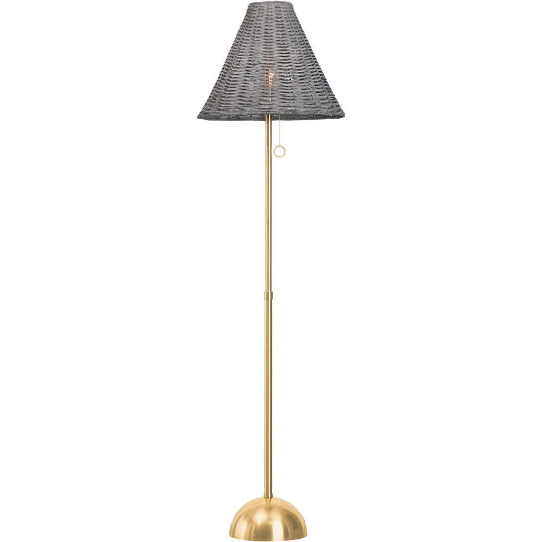 Mitzi 4 Light Chandelier in Aged Brass H859804-AGB