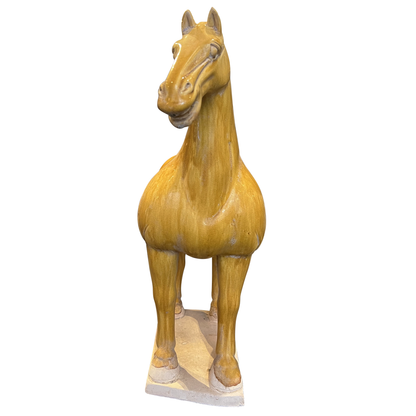 Currey & Co. Tang Dynasty Medium Persimmon Horse 1200-0780