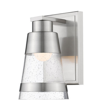 Z-Lite Ethos 1 Light Wall Sconce in Brushed Nickel 1922-1S-BN-LED