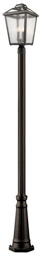 Z-Lite Bayland 3 Light Outdoor Post Mounted Fixture in Oil Rubbed Bronze 539PHBR-519P-ORB