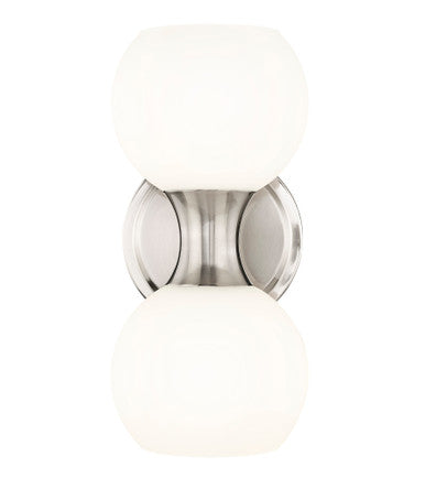 Z-Lite Artemis 2 Light Wall Sconce in Brushed Nickel 494-2S-BN