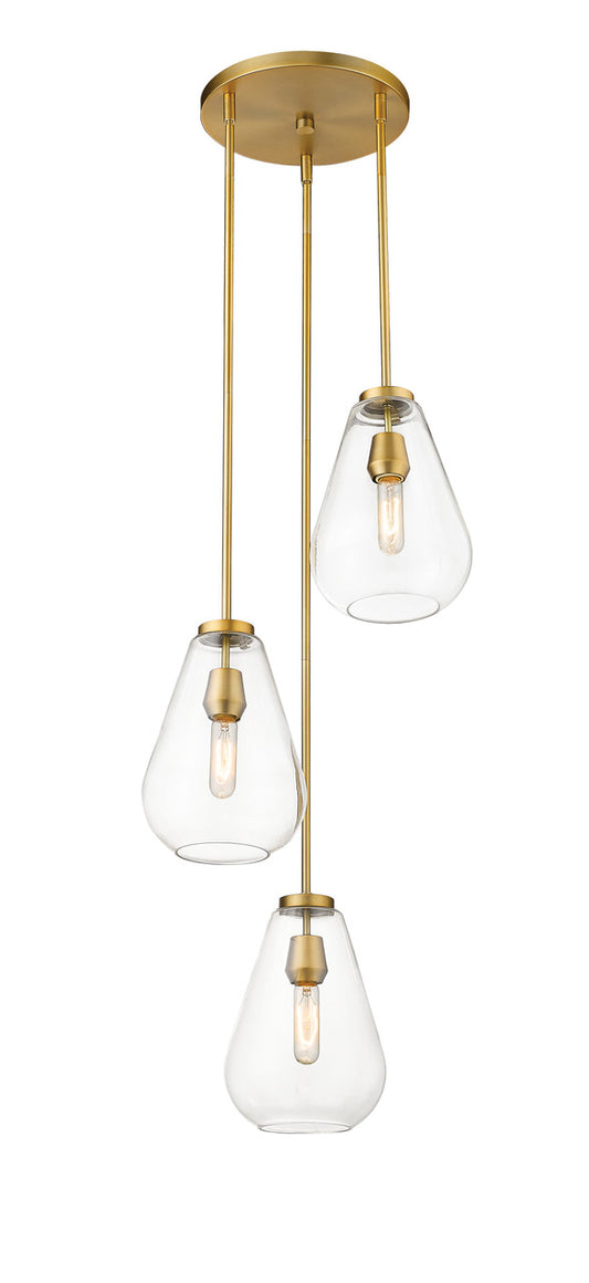 Z-Lite Ayra Pendant in Olde Brass 488P8-3R-OBR