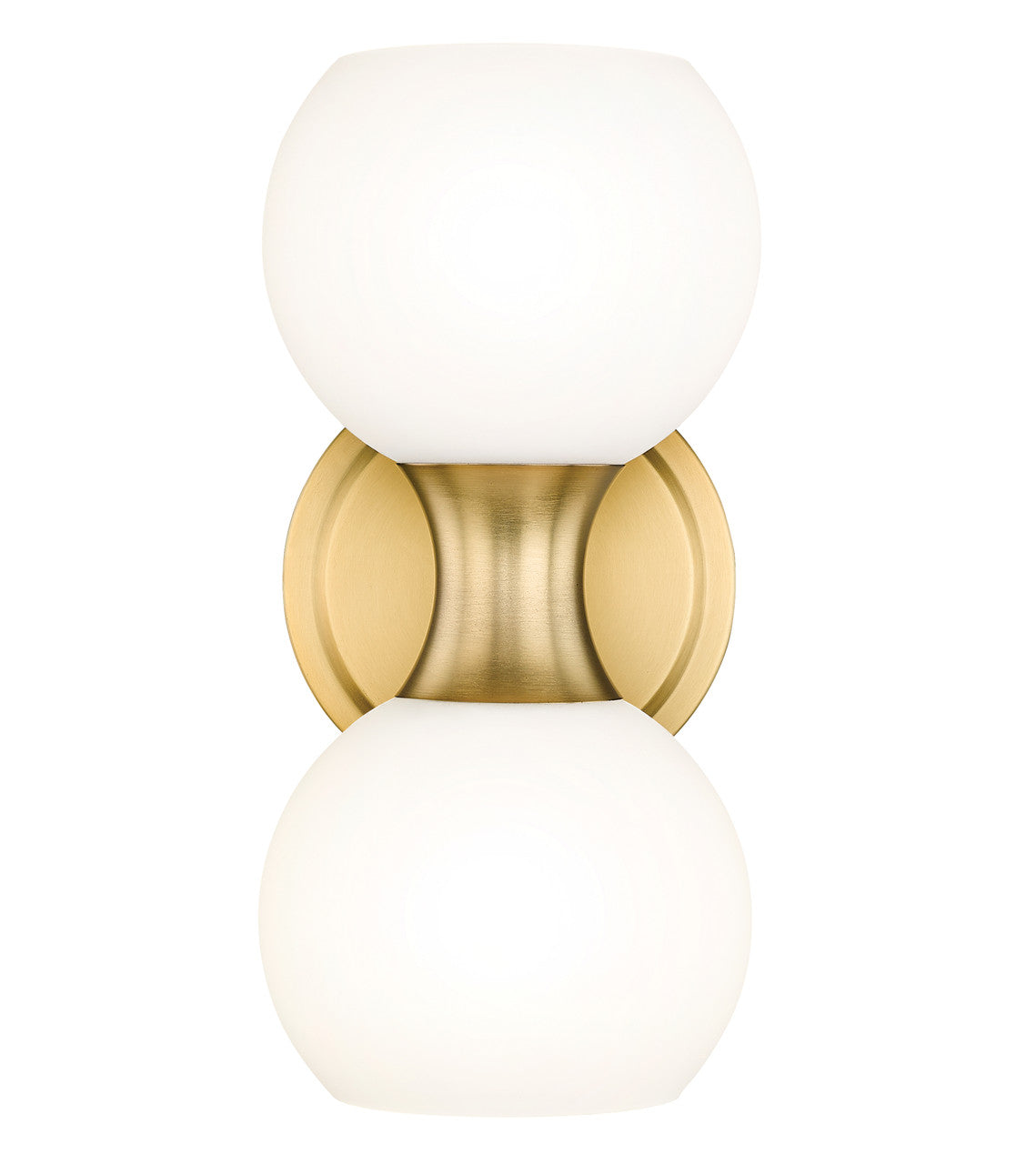 Z-Lite Artemis 2 Light Wall Sconce in Modern Gold 494-2S-MGLD