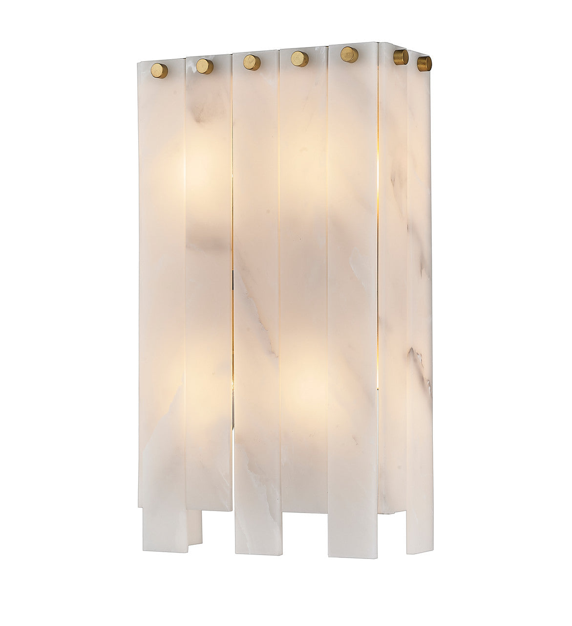 Z-Lite Viviana 4 Light Wall Sconce in Rubbed Brass 345-4S-RB