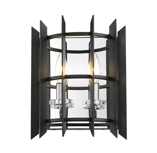 Z-Lite Haake Wall Sconce in Chrome  338-2S-MB+CH