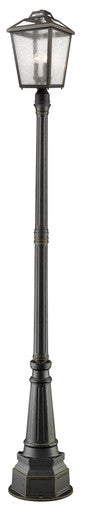 Z-Lite Bayland 3 Light Outdoor Post Mounted Fixture in Oil Rubbed Bronze 539PHBR-564P-ORB