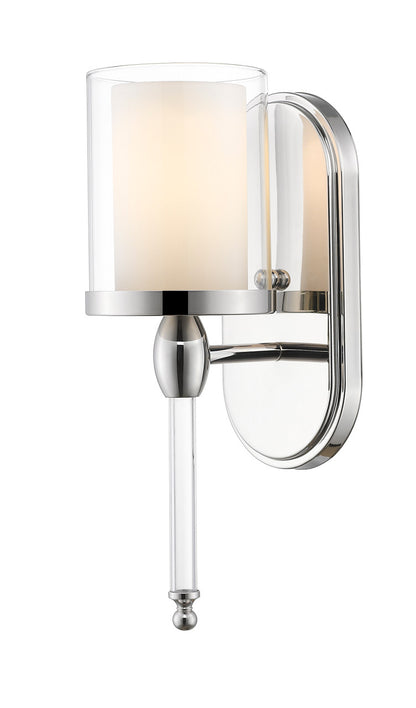 Z-Lite Argenta 1 Light Wall Sconce in Chrome 1908-1S