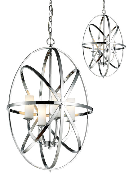 Z-Lite Aranya Pendant in Chrome 6027-4L-CH