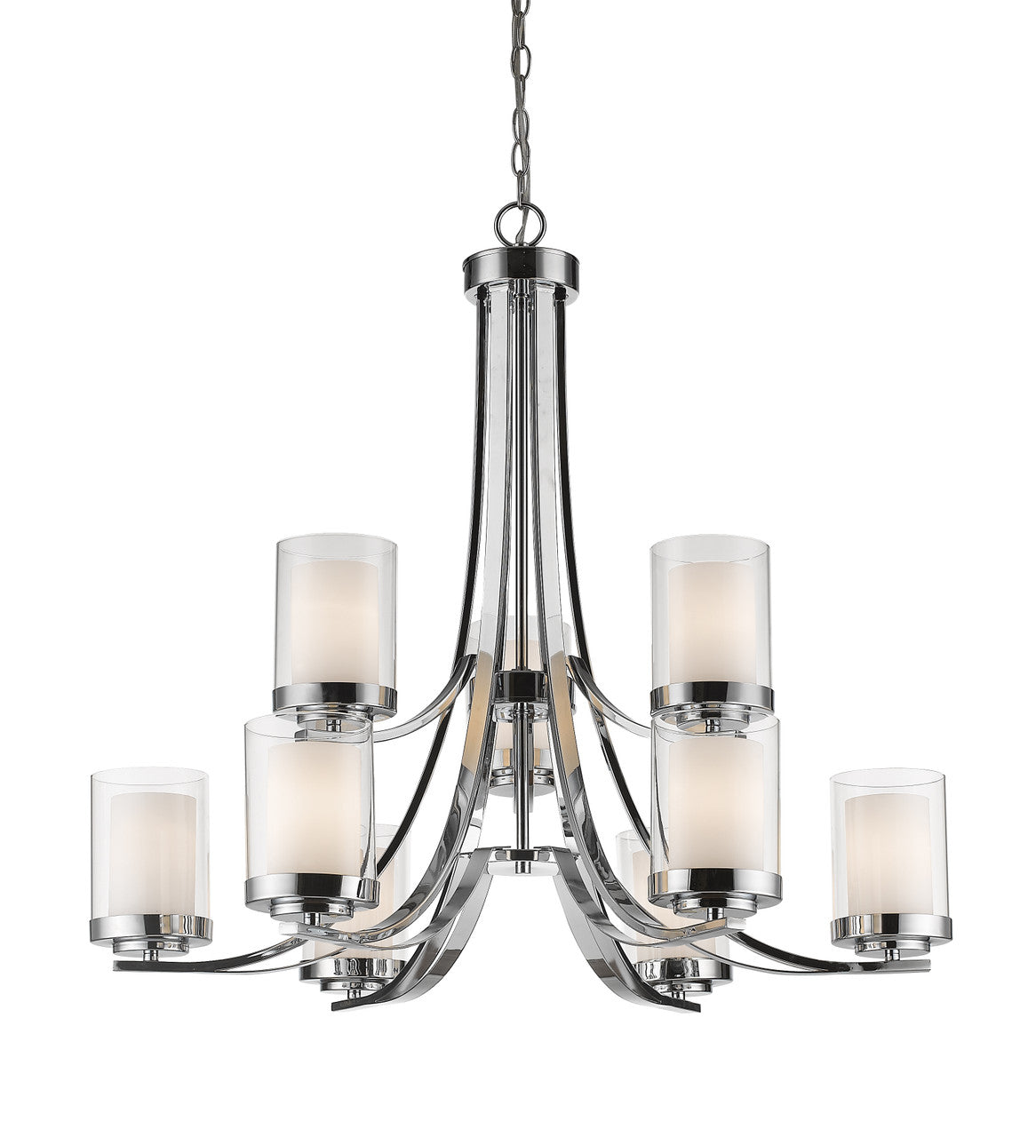 Z-Lite Willow Chandelier in Chrome 426-9-CH