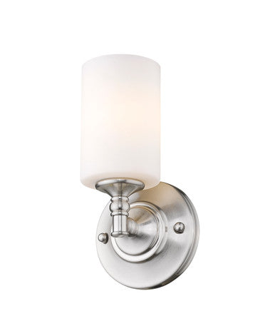 Z-Lite Cannondale 1 Light Wall Sconce in Brushed Nickel 2102-1S