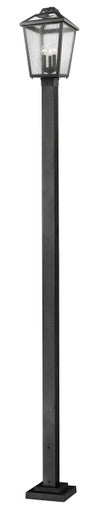 Z-Lite Bayland 3 Light Outdoor Post Mounted Fixture in Oil Rubbed Bronze 539PHBS-536P-ORB