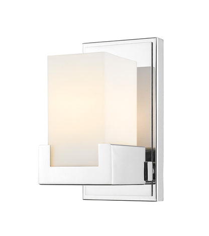 Z-Lite Peak 1 Light Wall Sconce in Chrome  1920-1S-CH-LED