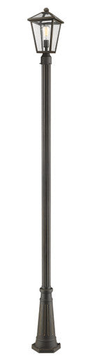 Z-Lite Talbot 1 Light Outdoor Post Mounted Fixture in Oil Rubbed Bronze 579PHMR-519P-ORB